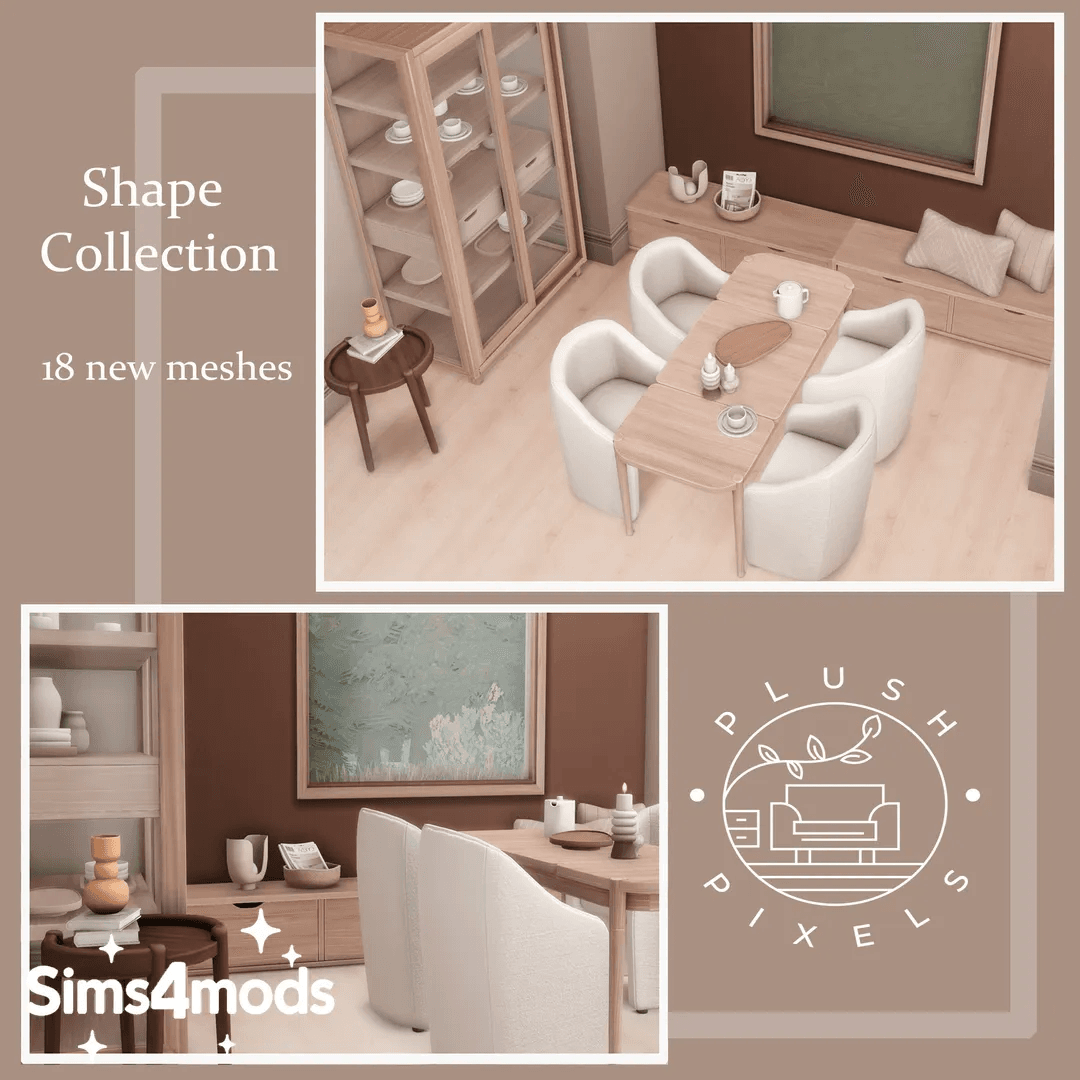 Галерея мода Набор для столовой Shape Collection #1